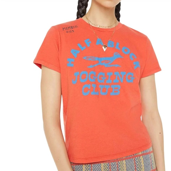 MOTHER Tops - MOTHER Denim The Lil Goodie - Half a Block Tee